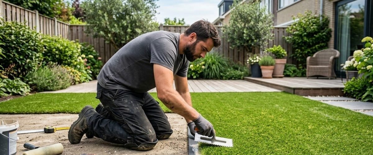 Artificial turf installation in Altamonte Springs, Florida