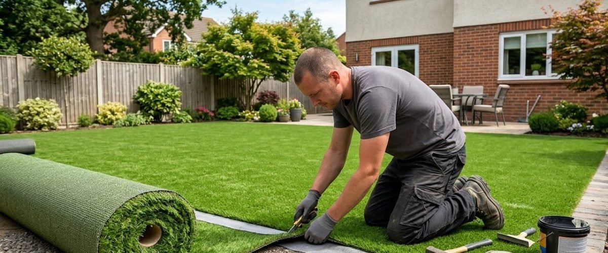Artificial turf installation in Berkeley, Florida