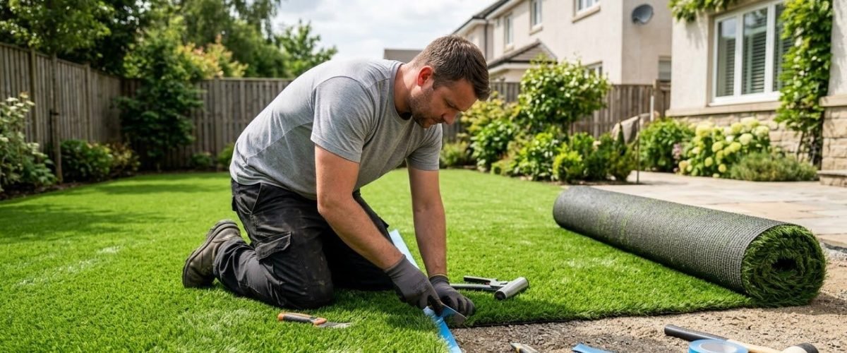 Artificial turf installation in Caighnoy, Florida