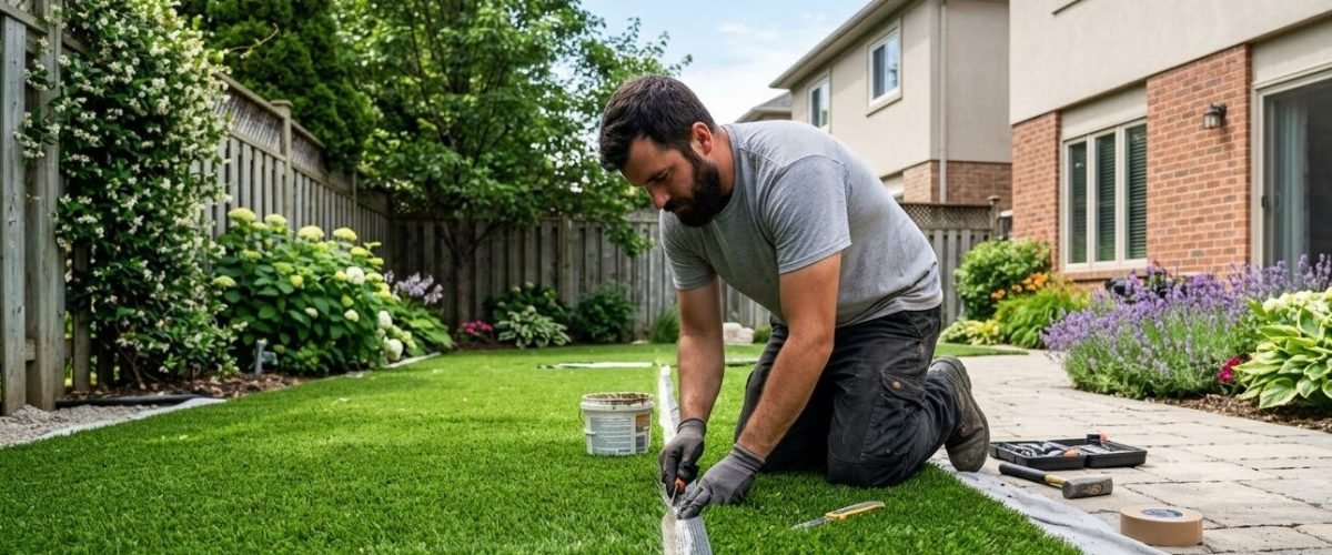 Artificial turf installation in Dixieland, Florida