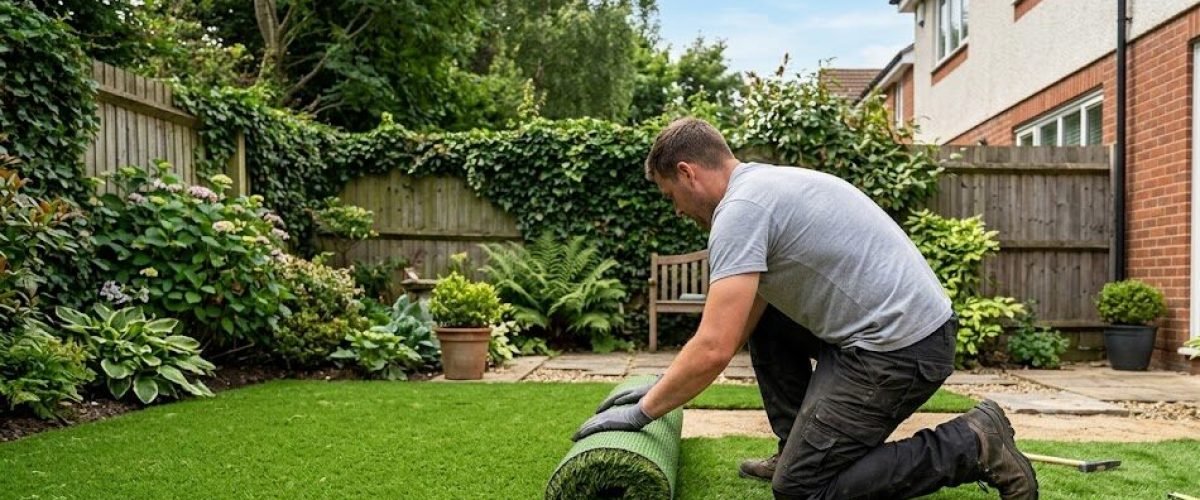 Artificial turf installation in Hunters Creek, Florida