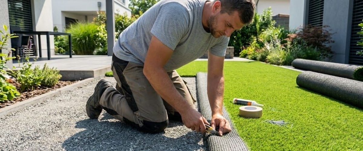Artificial turf installation in Lake Eloise Estates, Florida