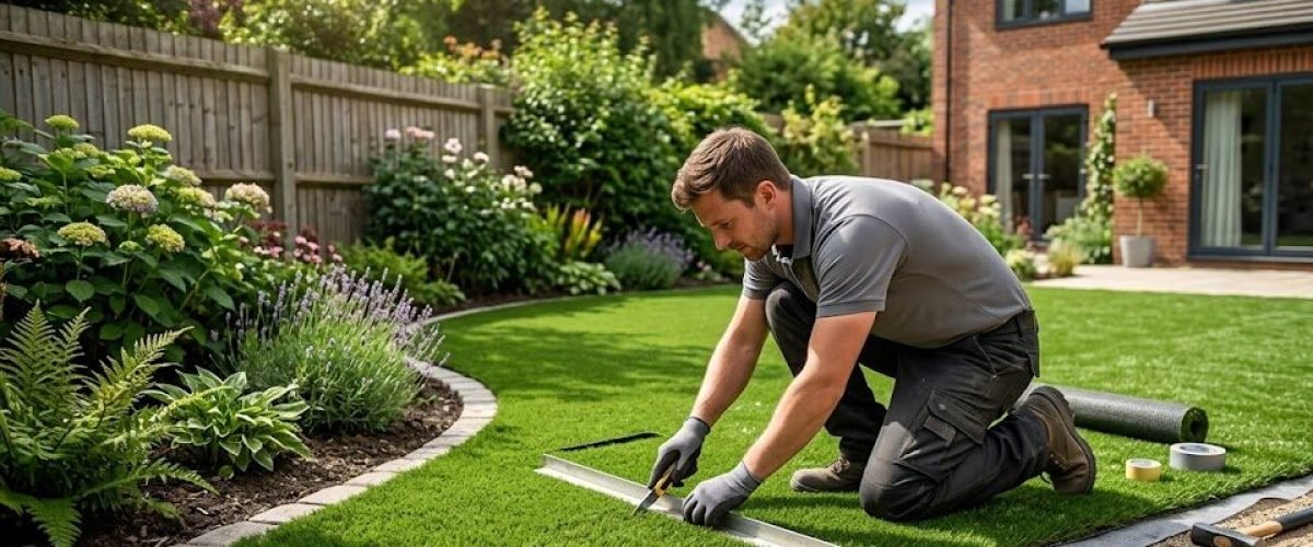 Artificial turf installation in Lake Marion Creek Corridor, Florida