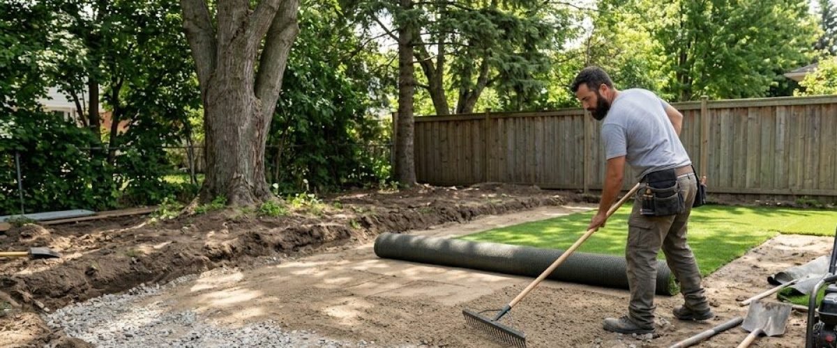 Artificial turf installation in Longwood, Florida