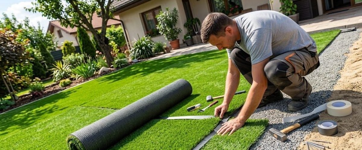 Artificial turf installation in Patterson Road Area, Florida
