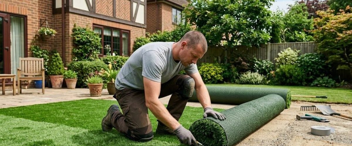 Artificial turf installation in Stadium Road Area, Florida